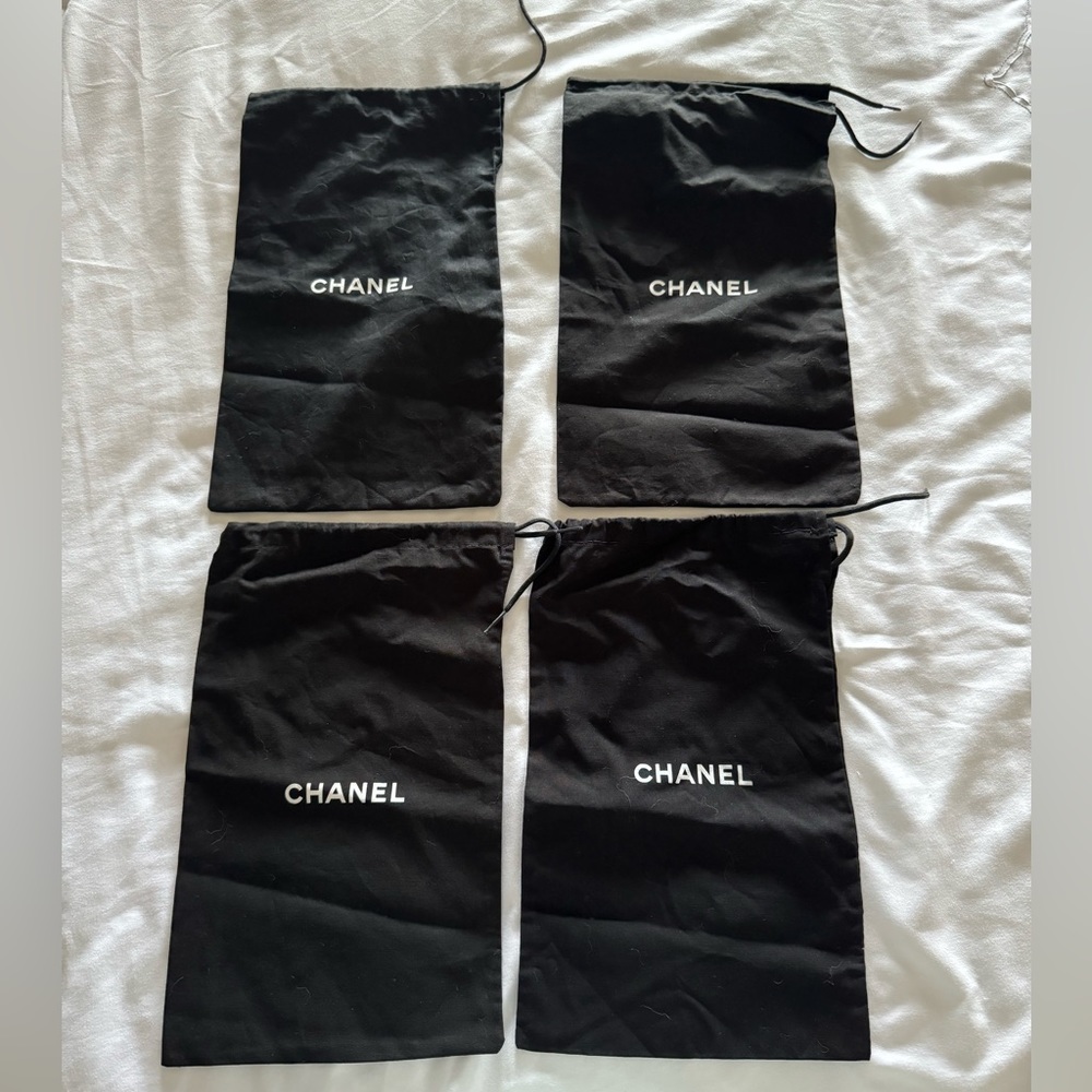 Chanel dust bags from shoes